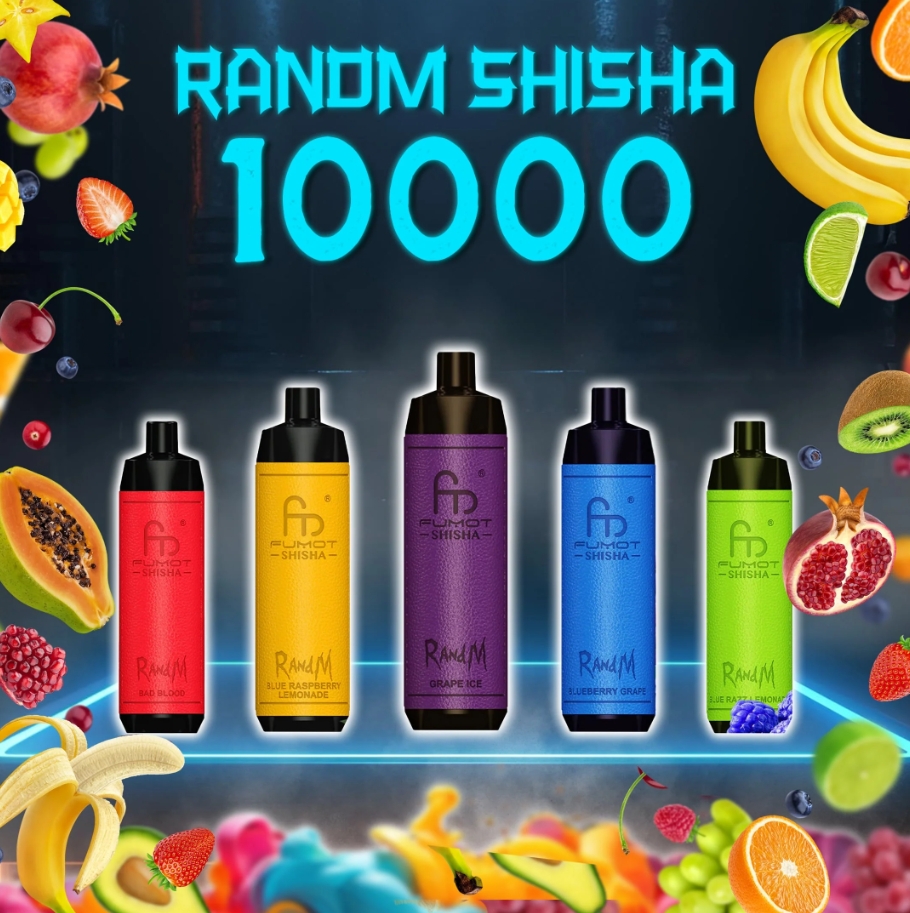 RandM Fumot Shisha 10000 Puffs Vape - Bad Blood: A Flavorful Journey for Aussie Vapers